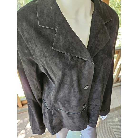 Brandon Thomas Suede Coat - Picture 2 of 11